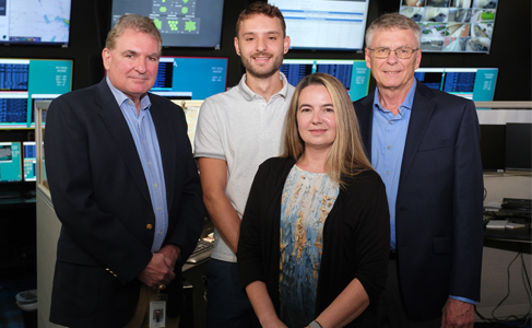 State Office of CIO from left: Ed Toner, Jonathan Walrath, Stacey Warner and Dave Hattan.